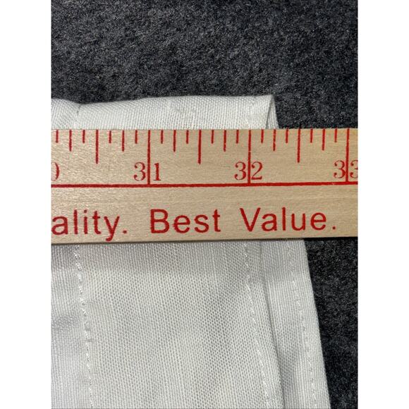 NWT Calvin Klein Sz 20W White Linen Blend Lined Womans Pants Size Wide Leg NWT - Picture 6 of 9